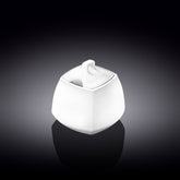 Wilmax Porzellan Zuckerdose mit Deckel, 340 ml, WL-995026/A